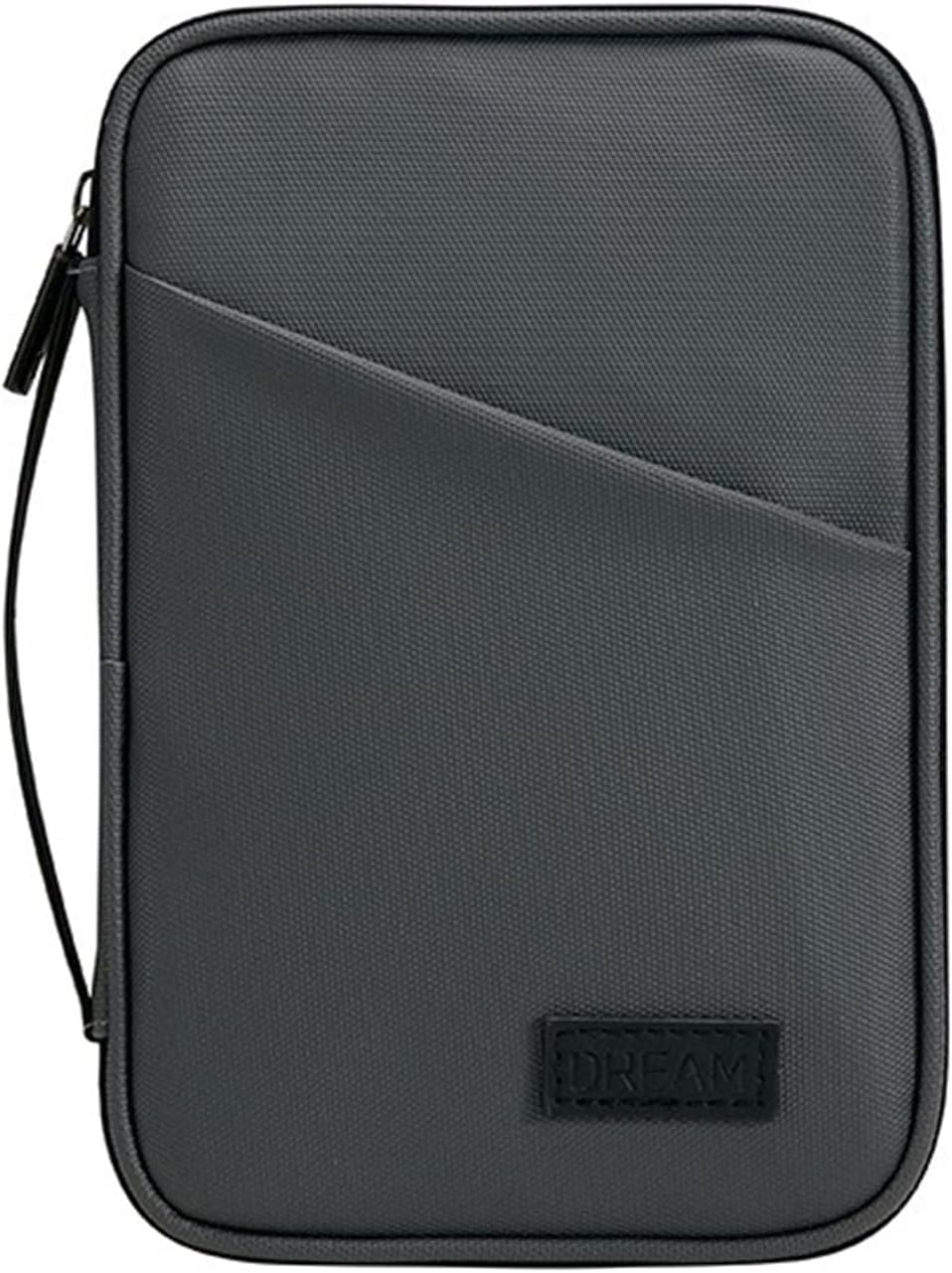 Waterproof Passport Holder, RFID Blocking Wallet, Portable Travel Document Organizer for Men & Women, Travel Essentials (Black)