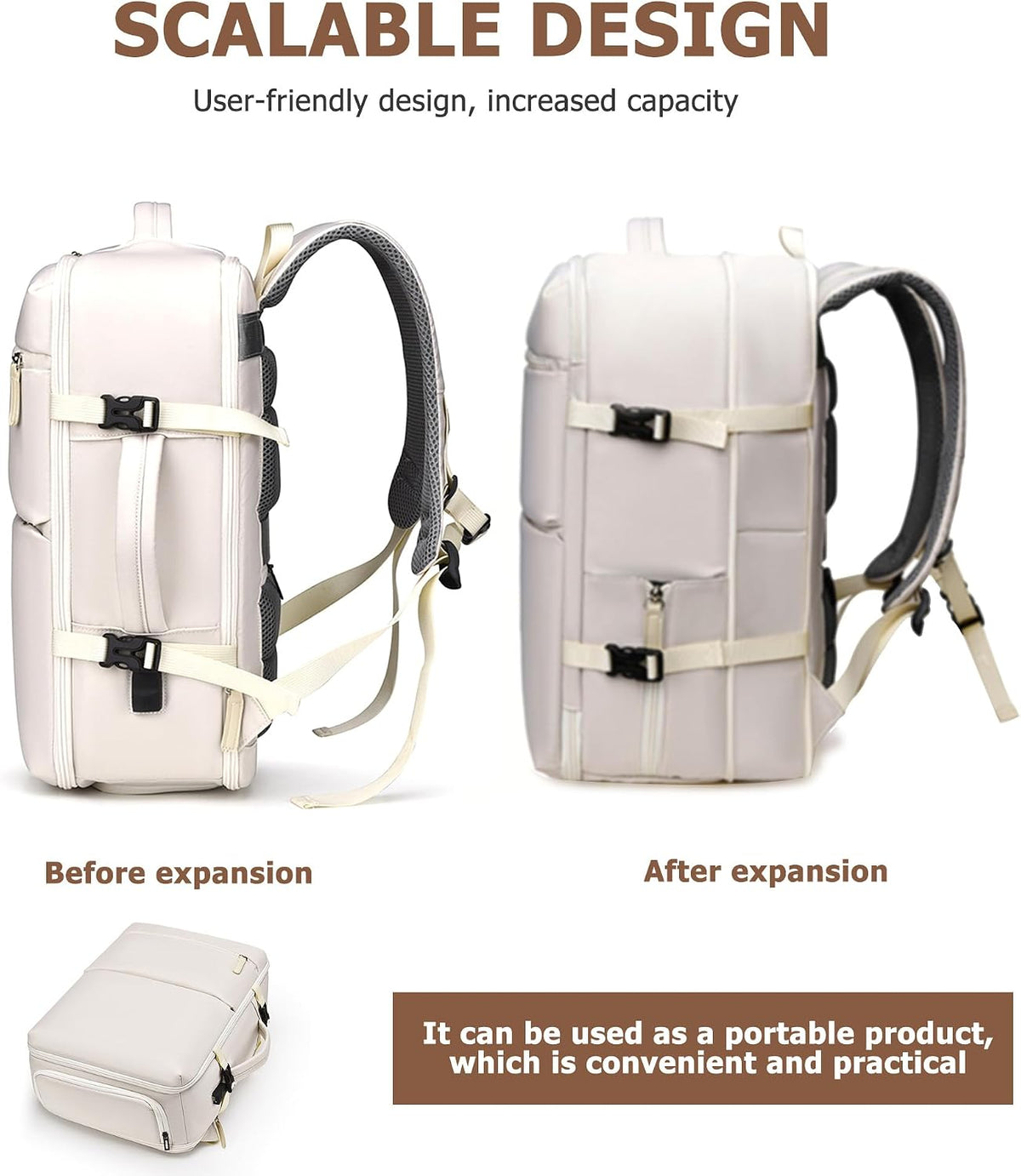 PC Hardside Carry On Luggage, Aluminum Frame, TSA Lock, Cup Holder | USB port, phone holder and spinner wheels keep essentials reachable for airport and business trips