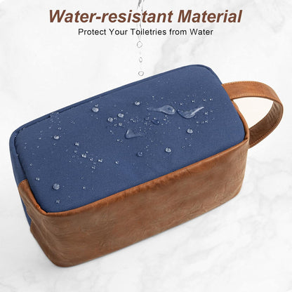 Travel Toiletry Bag for Men, Hanging Toiletry Organizer, Water Resistant Shaving Kit with Large Capacity for Travel Accessories (Black, Large)