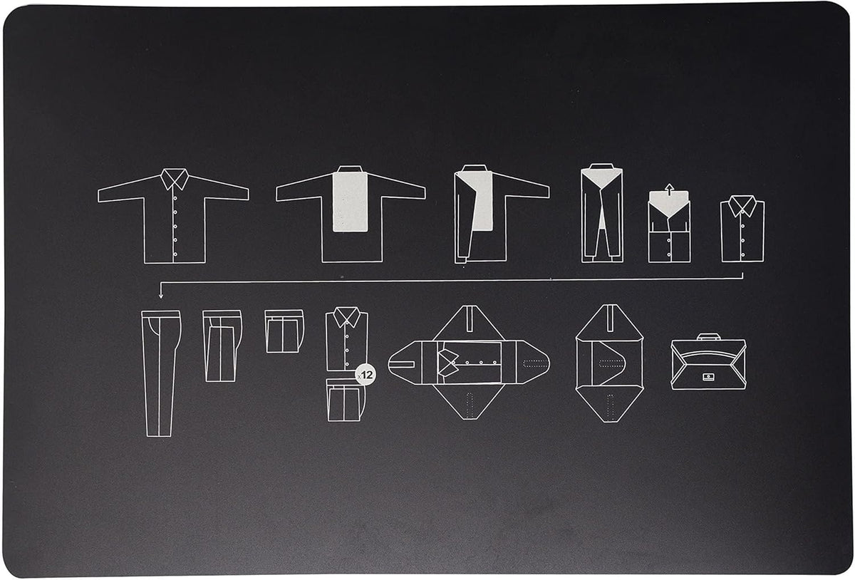 Garment Packing Folder For Travel Clothes Organizer Travel Garment Bag Luggage Accessory Black
