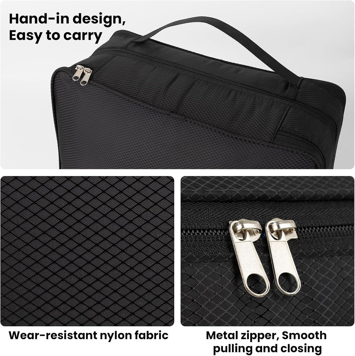 Double-sided Storage Compression Packing Cube, Expandable Suitcase Organizer Bag for Travel Essentials