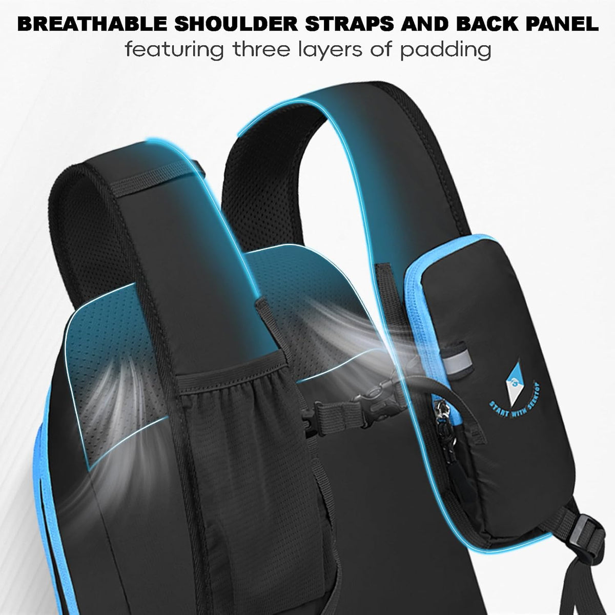 Seektop 15L Small Lightweight Hiking Backpack for Men Women Foldable Packable UltraLight Daypack for Travel Daily Outdoor