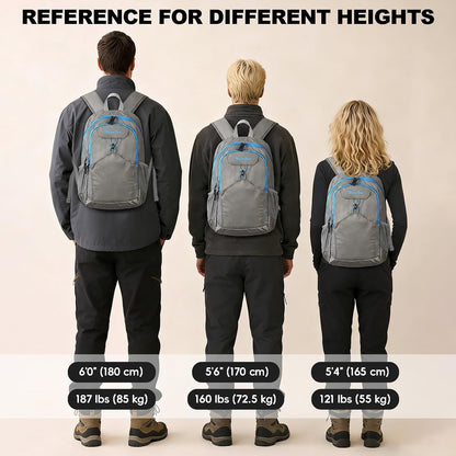 Seektop 15L Small Lightweight Hiking Backpack for Men Women Foldable Packable UltraLight Daypack for Travel Daily Outdoor