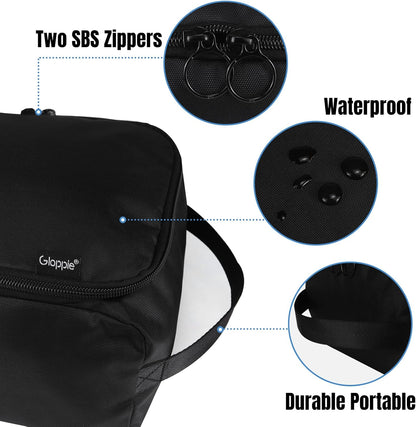 Shoe Bags for Travel - Portable Shoes Storage Bag, Shoe Pouch, Shoe Packing Cubes for Men Women - Classic Black