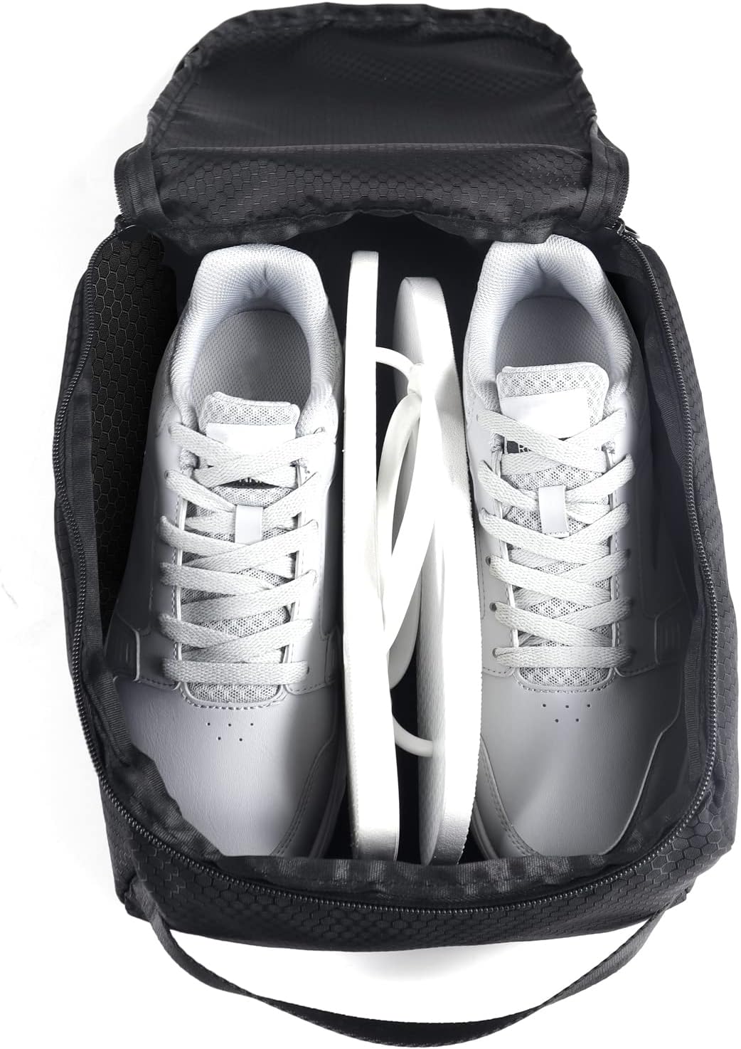 Shoe Bags for Travel - Portable Shoes Storage Bag, Shoe Pouch, Shoe Packing Cubes for Men Women - Classic Black