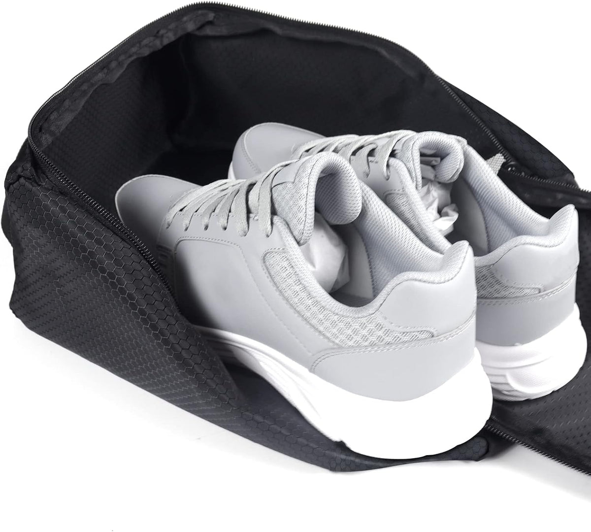 Shoe Bags for Travel - Portable Shoes Storage Bag, Shoe Pouch, Shoe Packing Cubes for Men Women - Classic Black