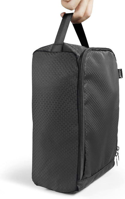 Shoe Bags for Travel - Portable Shoes Storage Bag, Shoe Pouch, Shoe Packing Cubes for Men Women - Classic Black