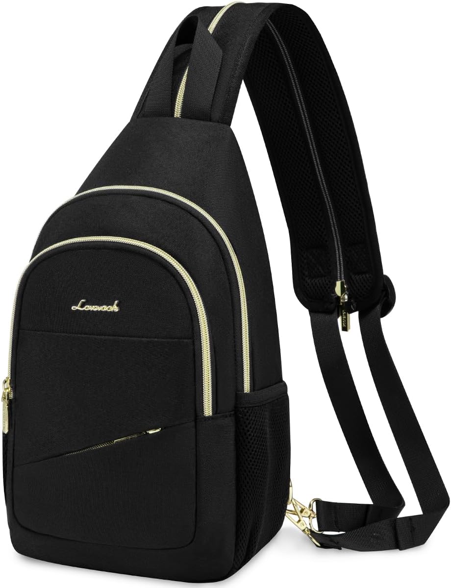 Sling Backpack for Women, Convertible Crossbody, Small Diaper Bag, Water-Resistant Hiking Daypack, Travel Shoulder Chest Bag