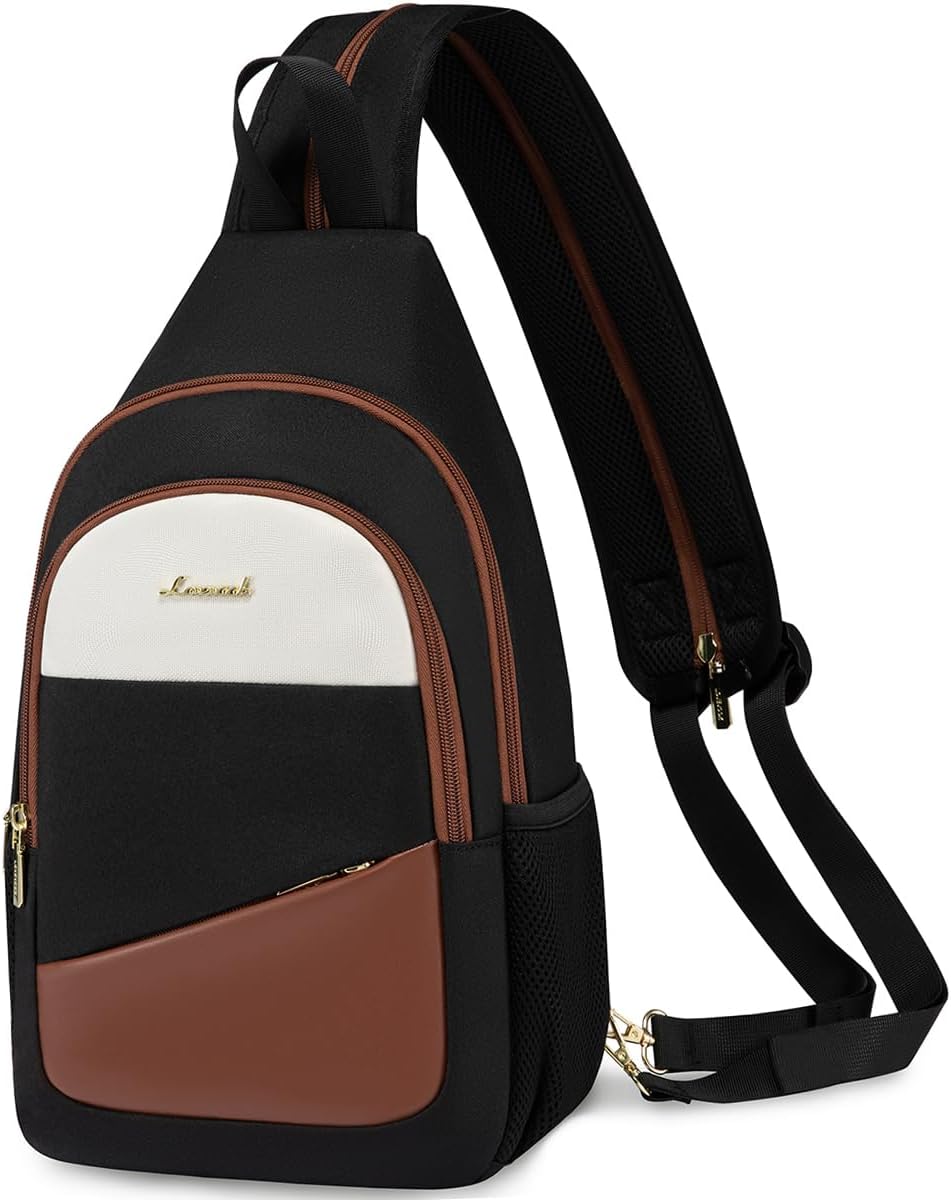 Sling Backpack for Women, Convertible Crossbody, Small Diaper Bag, Water-Resistant Hiking Daypack, Travel Shoulder Chest Bag