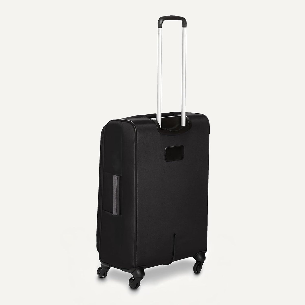 20" Carry-On Luggage, Softside Suitcase With TSA Lock, 8 Spinner Wheels, Telescoping Handle, Front Exterior Pocket, 3 Interior Pockets, Black