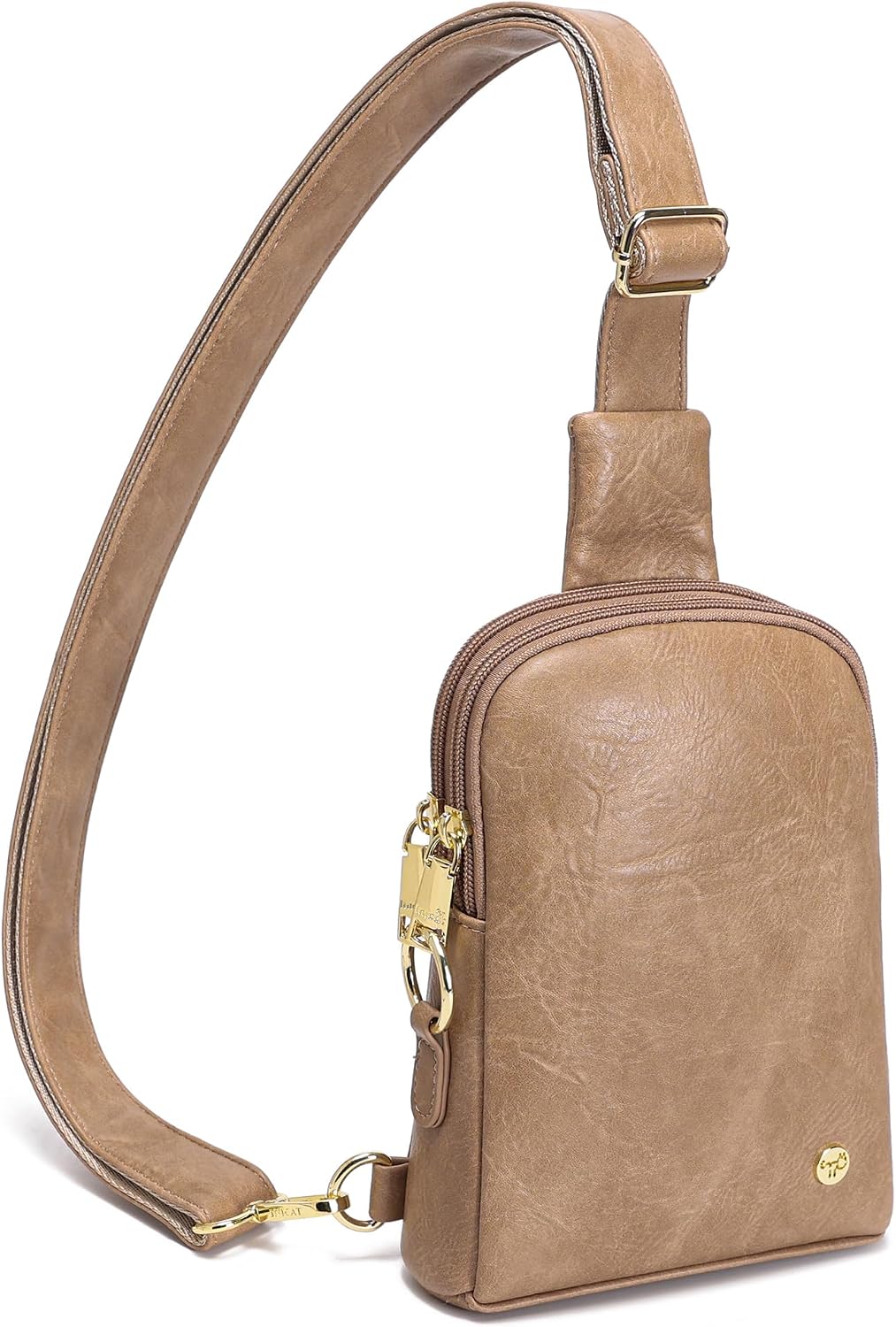 Touchscreen Crossbody Phone Purse, Small Sling Bag for Women | Back touchscreen window for phone access, RFID card slots,anti-theft buckle for travel & everyday use.