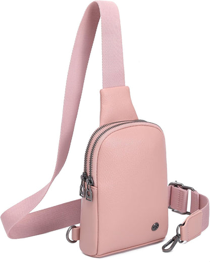Touchscreen Crossbody Phone Purse, Small Sling Bag for Women | Back touchscreen window for phone access, RFID card slots,anti-theft buckle for travel & everyday use.
