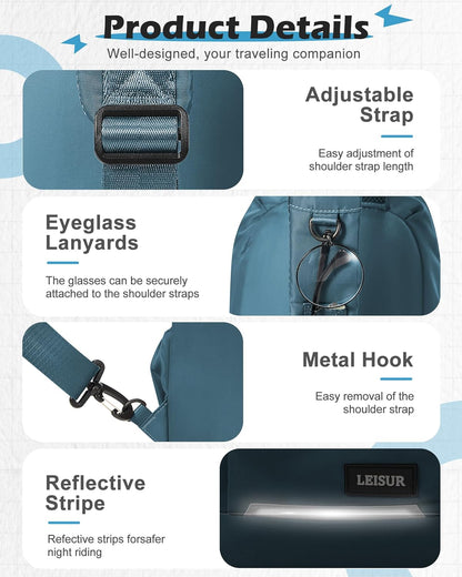 Small Black Sling Backpack Travel Hiking Daypack, Crossbody Sling Bag with USB Charging Port for Men Women 3 Layer Pockets One Shoulder Bag for Outdoor Sports Casual Commuting