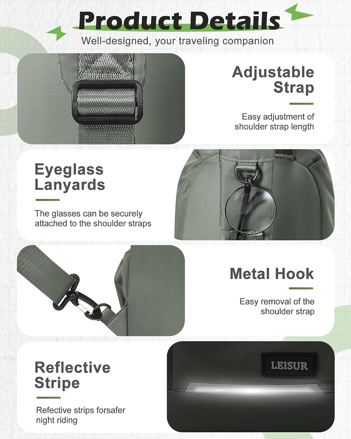Small Black Sling Backpack Travel Hiking Daypack, Crossbody Sling Bag with USB Charging Port for Men Women 3 Layer Pockets One Shoulder Bag for Outdoor Sports Casual Commuting
