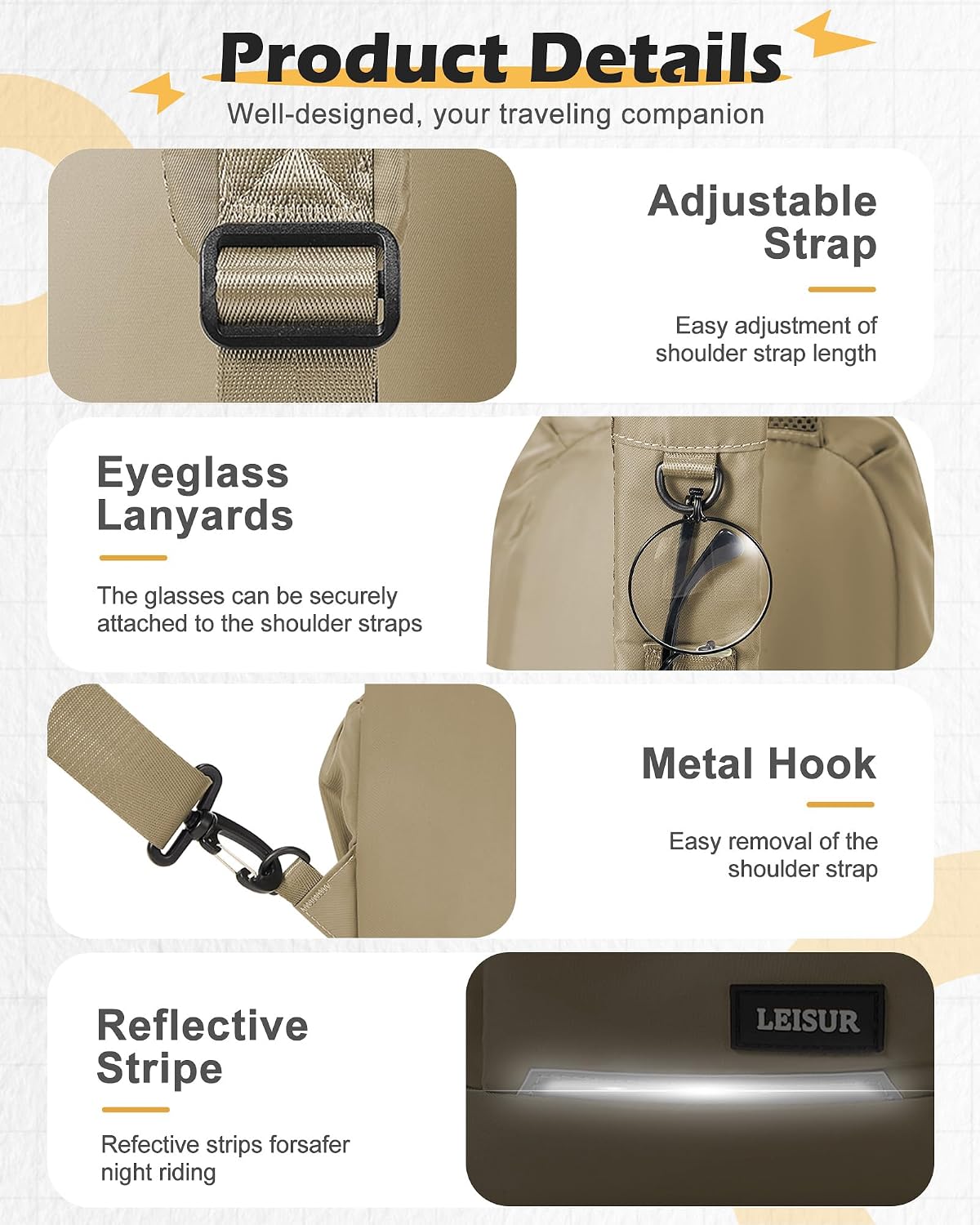 Small Black Sling Backpack Travel Hiking Daypack, Crossbody Sling Bag with USB Charging Port for Men Women 3 Layer Pockets One Shoulder Bag for Outdoor Sports Casual Commuting