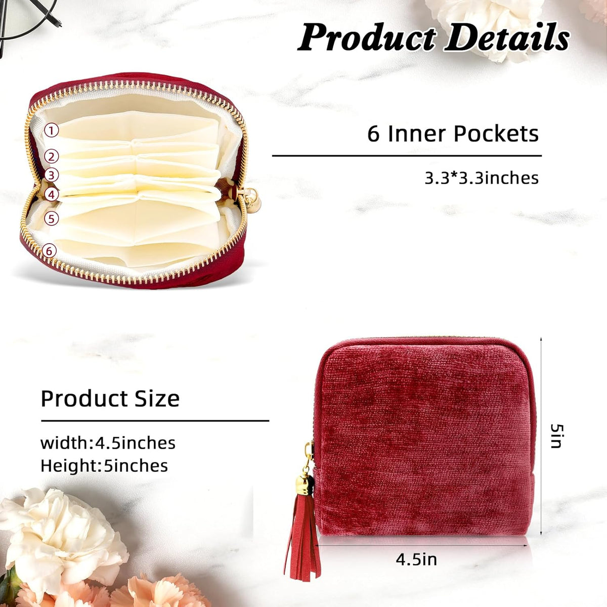 Travel Jewelry Case Small Soft Velvet Organizer Pouch Travel Gifts for Women Storage Bags Mini Jewelry Bag for Gemstones Bracelets Healing Crystal Earring Necklaces Small Pouch Gem Blue