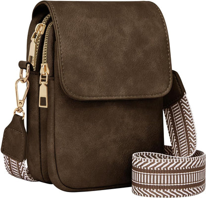 Fashion Small Crossbody Bags for Women Trendy Designer Cell Phone Purses Wallets with Card Holder Anti Theft Travel