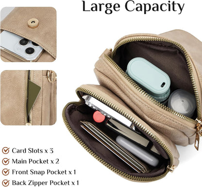 Fashion Small Crossbody Bags for Women Trendy Designer Cell Phone Purses Wallets with Card Holder Anti Theft Travel