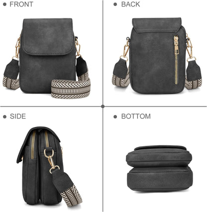Fashion Small Crossbody Bags for Women Trendy Designer Cell Phone Purses Wallets with Card Holder Anti Theft Travel