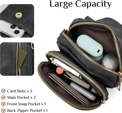 Fashion Small Crossbody Bags for Women Trendy Designer Cell Phone Purses Wallets with Card Holder Anti Theft Travel