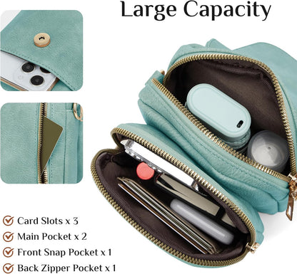 Fashion Small Crossbody Bags for Women Trendy Designer Cell Phone Purses Wallets with Card Holder Anti Theft Travel