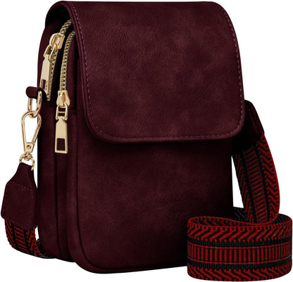 Fashion Small Crossbody Bags for Women Trendy Designer Cell Phone Purses Wallets with Card Holder Anti Theft Travel