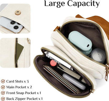 Fashion Small Crossbody Bags for Women Trendy Designer Cell Phone Purses Wallets with Card Holder Anti Theft Travel