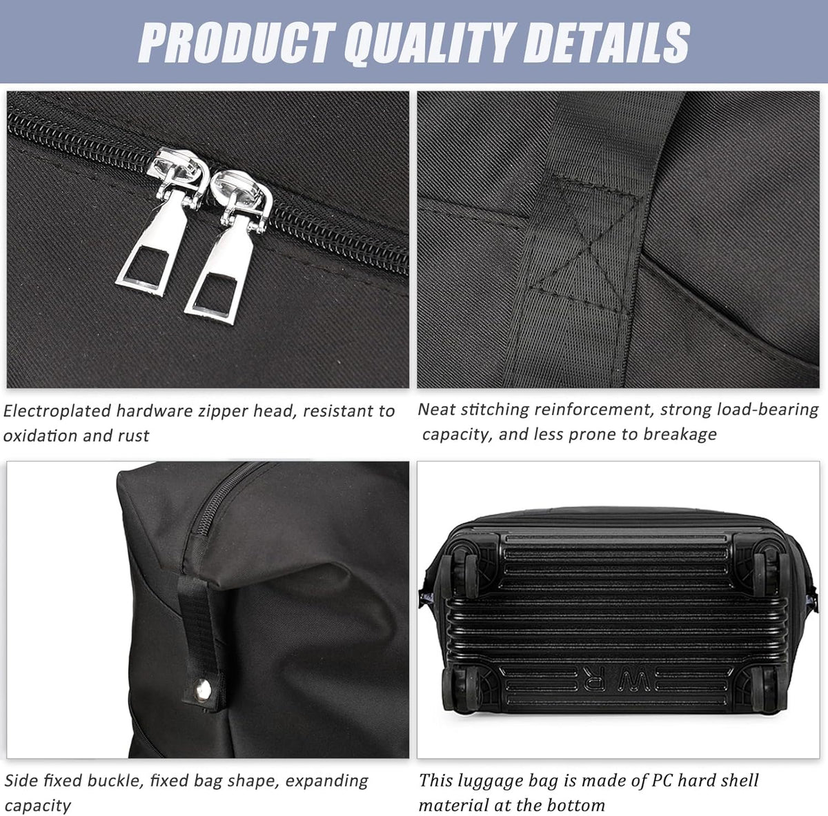 Duffle Bag with Wheels,Foldable Duffle Bag for Travel,Large Suitcases with Wheels,Foldable Travel Bags,Expandable Luggage,Carry on Luggage for Women Men (Pink)
