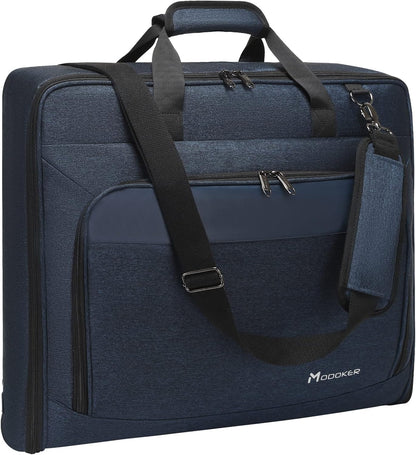 Carry On Garment Bags for Travel Hanging Clothes Suit Bag Luggage Organizer, Foldable Suit Carrier Gift for Men Women