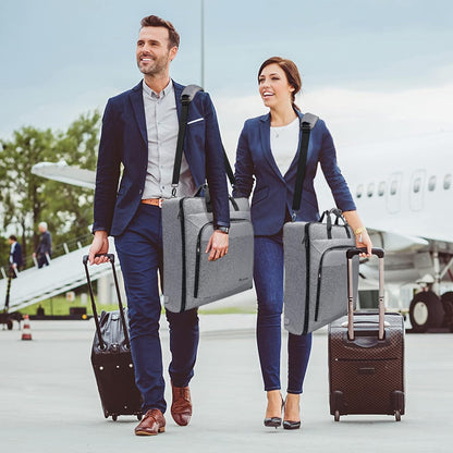 Carry On Garment Bags for Travel Hanging Clothes Suit Bag Luggage Organizer, Foldable Suit Carrier Gift for Men Women
