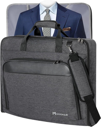 Carry On Garment Bags for Travel Hanging Clothes Suit Bag Luggage Organizer, Foldable Suit Carrier Gift for Men Women