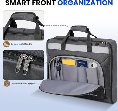 Carry On Garment Bags for Travel Hanging Clothes Suit Bag Luggage Organizer, Foldable Suit Carrier Gift for Men Women