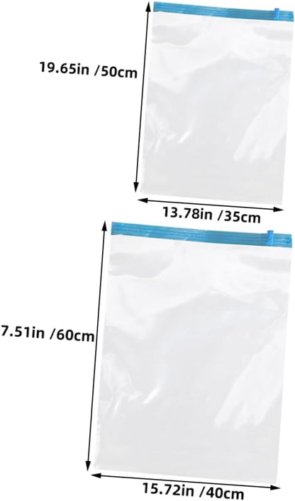 12pcs Garments Bags for Travel Vacuum Compression Bags Roll up Packing Space Saving Storage Compression Travel Organizers