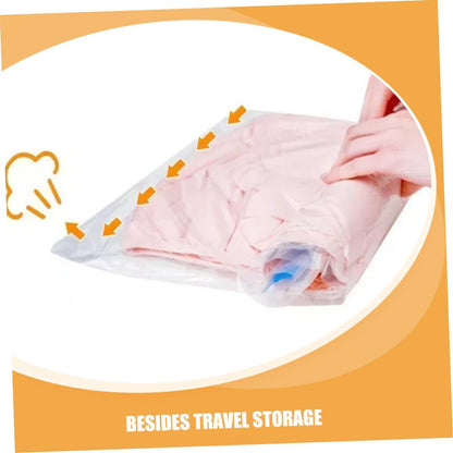 12pcs Garments Bags for Travel Vacuum Compression Bags Roll up Packing Space Saving Storage Compression Travel Organizers