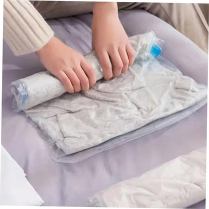 12pcs Garments Bags for Travel Vacuum Compression Bags Roll up Packing Space Saving Storage Compression Travel Organizers