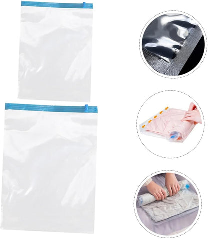 12pcs Garments Bags for Travel Vacuum Compression Bags Roll up Packing Space Saving Storage Compression Travel Organizers