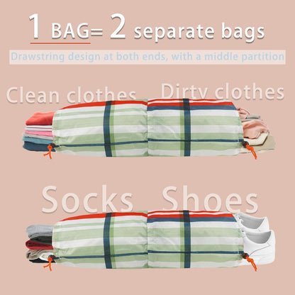 7 Pcs Compression Packing Cubes for Travel Luggage, Lightweight Suitcase Organizer Bags Set, Compression Packaging Cube for Travel Essentials, Packing Cubes for Carry on Suitcase