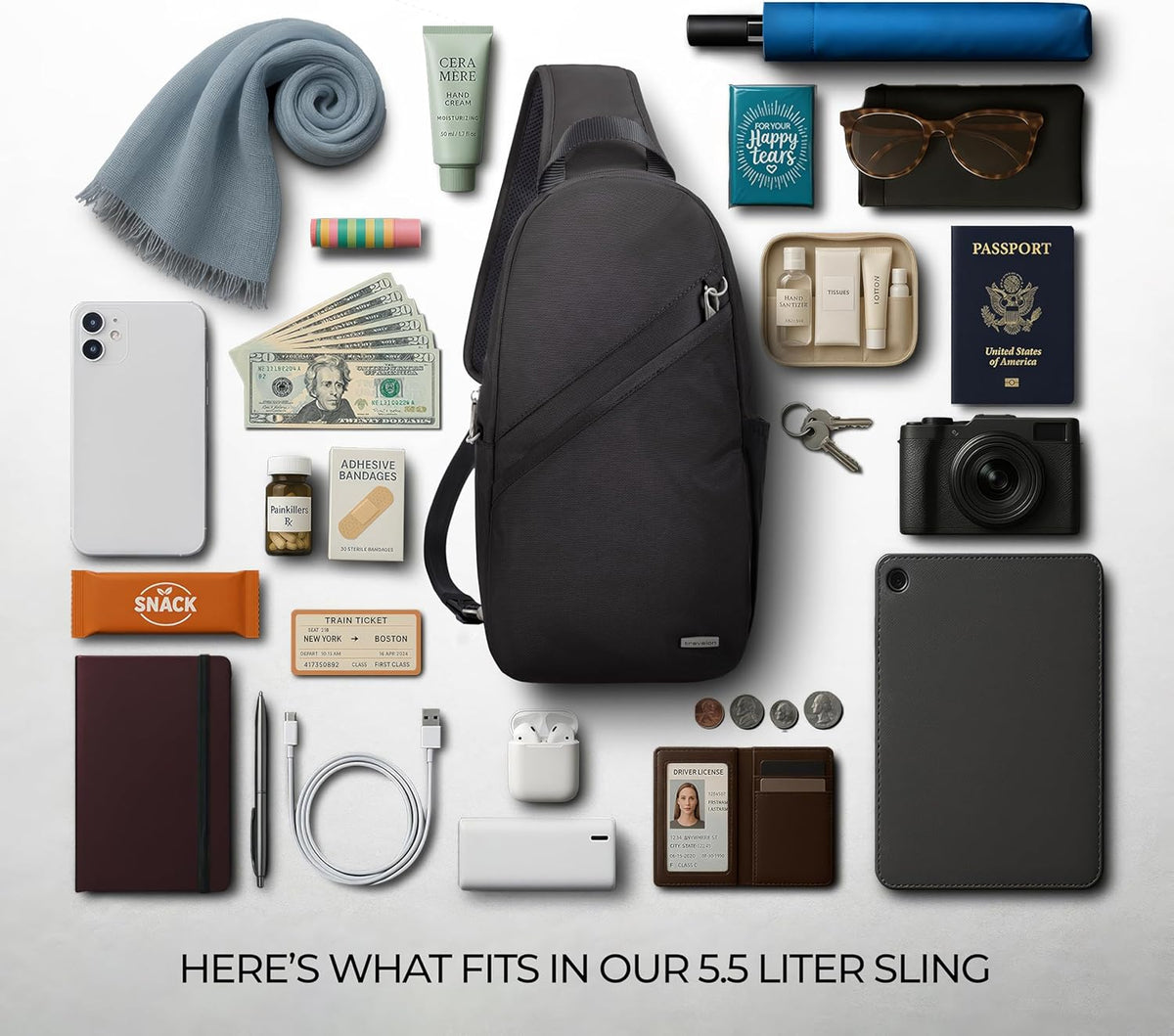 Anti-Theft Classic Sling Bag