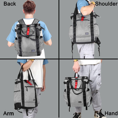 Unisex Laptop Tote Backpack Convertible Lightweight Nylon Water-Resistant Everyday Shoulder Tote bag Backpack with Water Bottle Pocket Work Travel, Royal Blue
