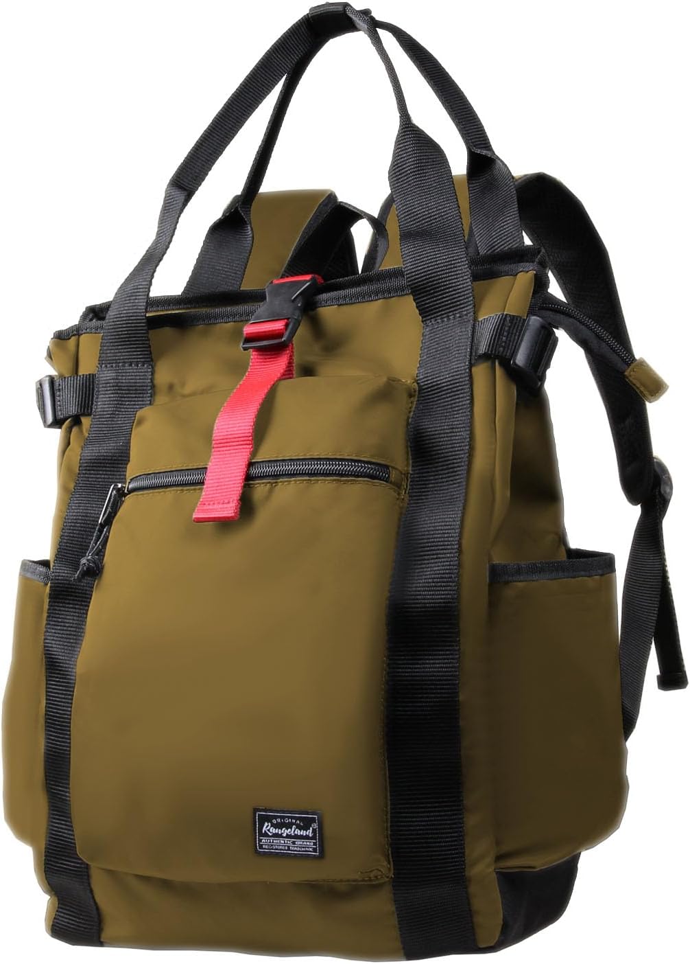 Unisex Laptop Tote Backpack Convertible Lightweight Nylon Water-Resistant Everyday Shoulder Tote bag Backpack with Water Bottle Pocket Work Travel, Royal Blue