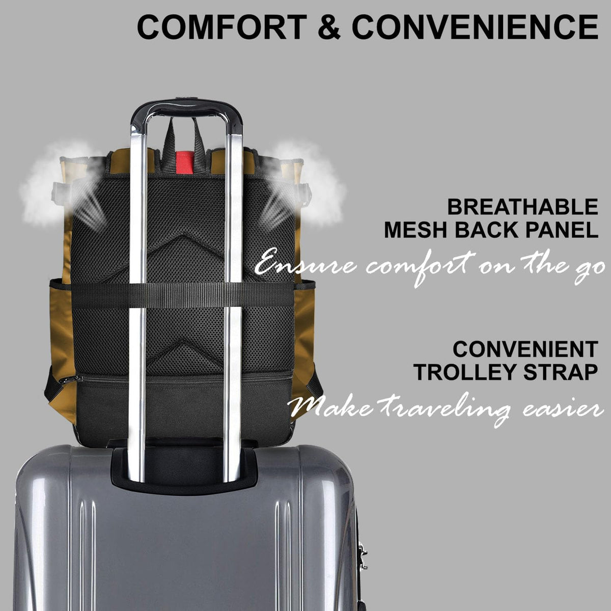 Unisex Laptop Tote Backpack Convertible Lightweight Nylon Water-Resistant Everyday Shoulder Tote bag Backpack with Water Bottle Pocket Work Travel, Royal Blue