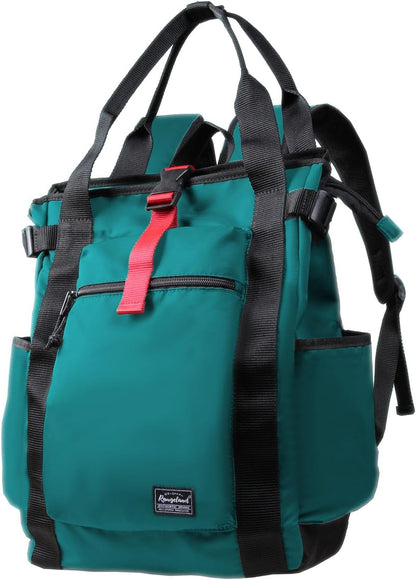 Unisex Laptop Tote Backpack Convertible Lightweight Nylon Water-Resistant Everyday Shoulder Tote bag Backpack with Water Bottle Pocket Work Travel, Royal Blue