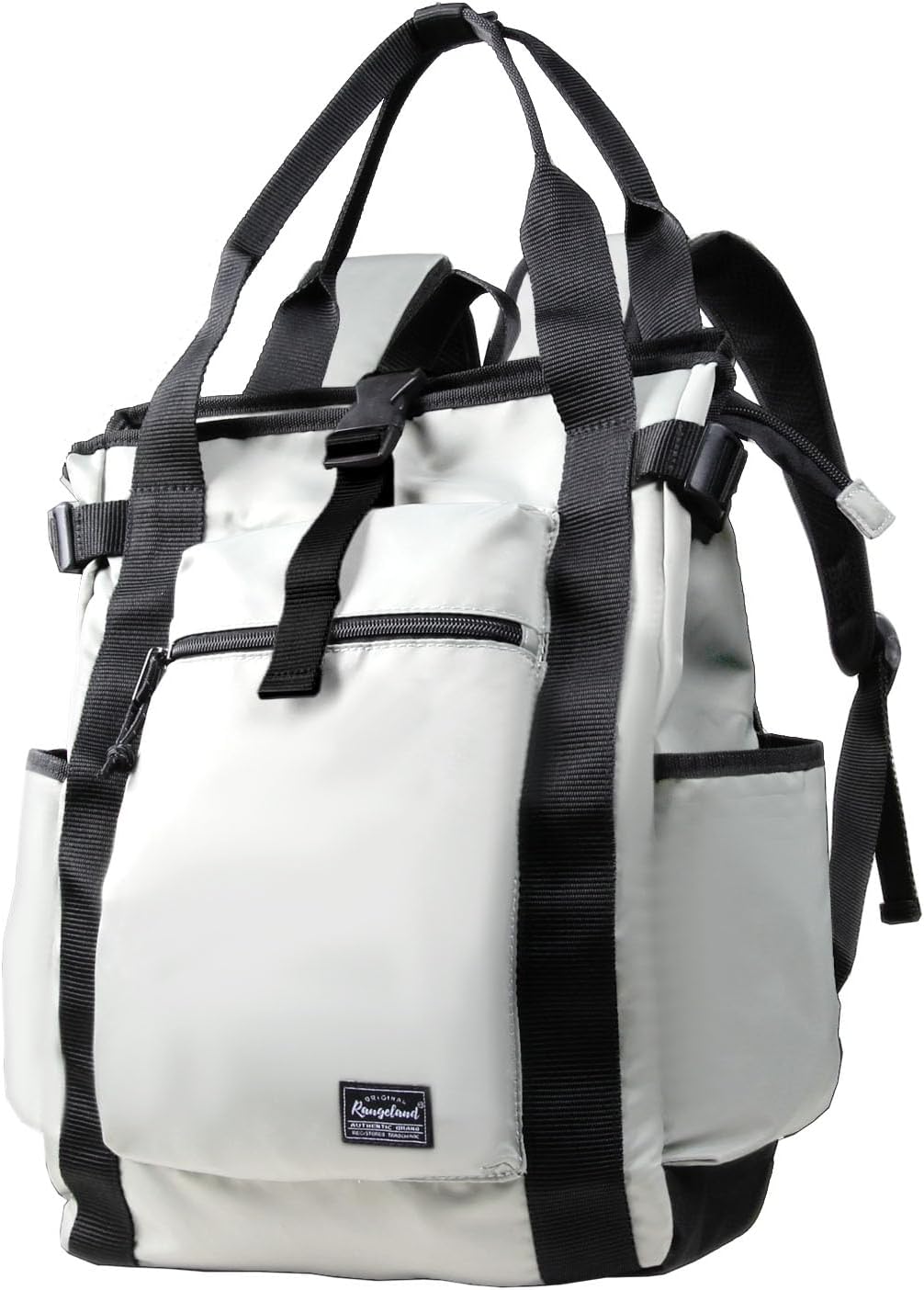 Unisex Laptop Tote Backpack Convertible Lightweight Nylon Water-Resistant Everyday Shoulder Tote bag Backpack with Water Bottle Pocket Work Travel, Royal Blue