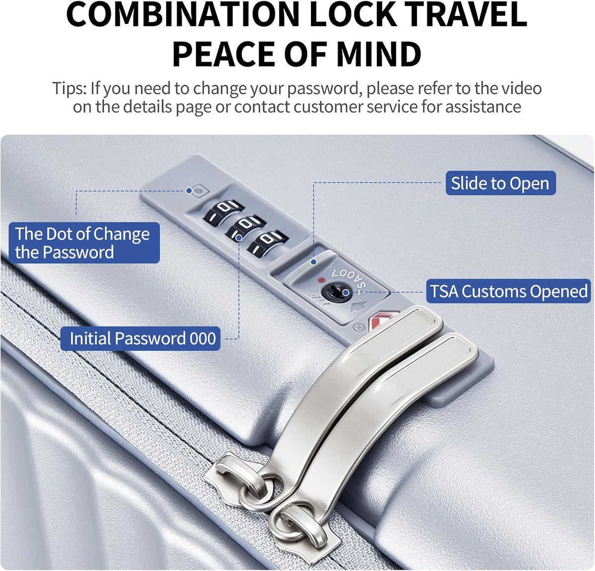 Carry On Luggage with Cup Holder, Top Opening Carry On Suitcase with USB Port, Phone Holder, One-Click Brake, Top Lid Opening Hardside Luggage for Travel, Business Trip, White