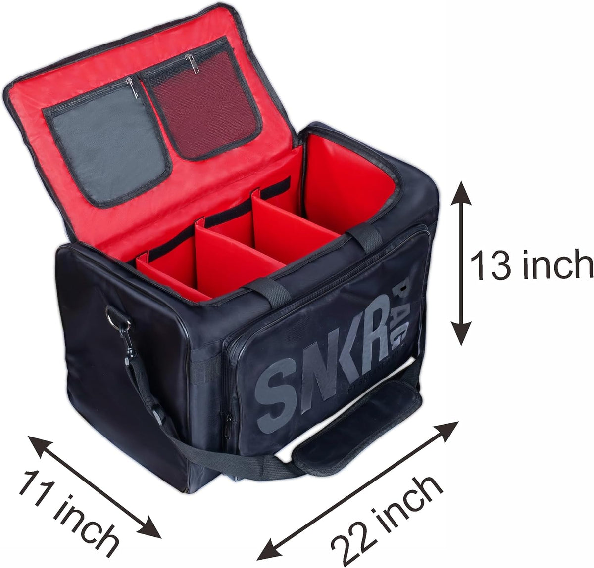 Shoe Bags for Travel Sneaker Travel Bag Shoes Duffel Bags Waterproof Gym Sports Luggage Sneakerhead Bag for Men with 3 Adjustable Dividers fit 4 Pairs Heavy Duty Travel Accessories (red)