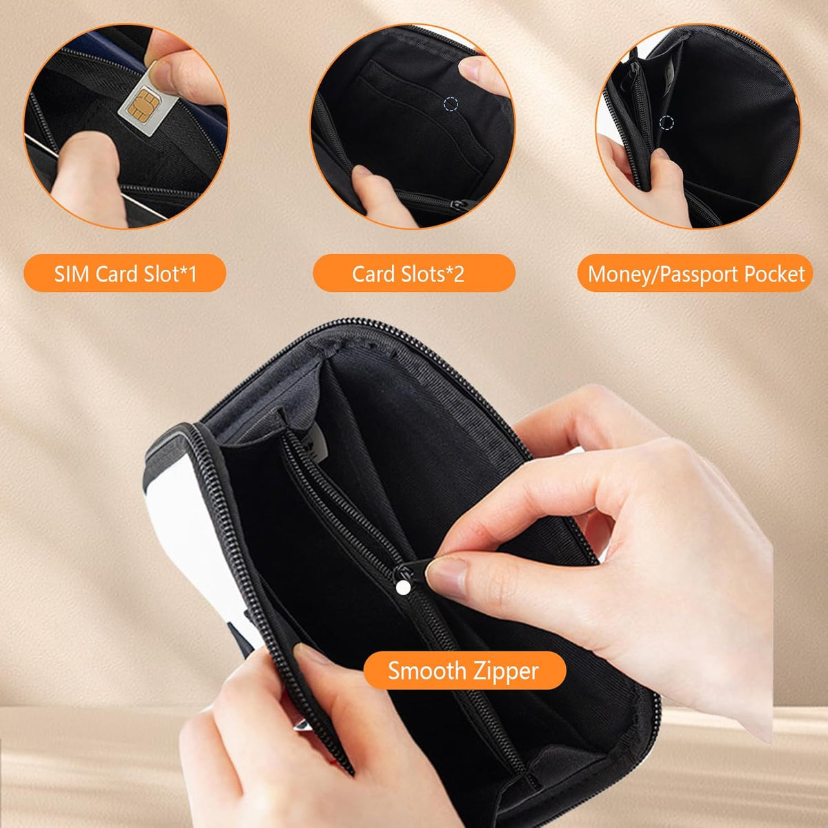 Cute & Multi-Purpose Passport Holder & Travel Wallet – Fun, Stylish Travel Organizer with Multiple Compartments for Passport, Cards, Cash & Tickets – Durable & Secure Document Organizer (Cat)