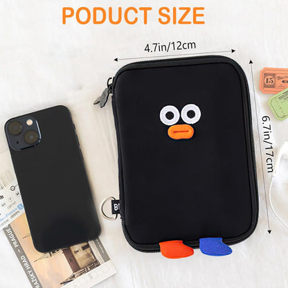 Cute & Multi-Purpose Passport Holder & Travel Wallet – Fun, Stylish Travel Organizer with Multiple Compartments for Passport, Cards, Cash & Tickets – Durable & Secure Document Organizer (Cat)