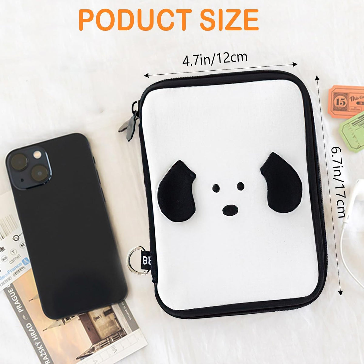 Cute & Multi-Purpose Passport Holder & Travel Wallet – Fun, Stylish Travel Organizer with Multiple Compartments for Passport, Cards, Cash & Tickets – Durable & Secure Document Organizer (Cat)
