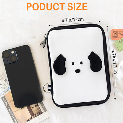 Cute & Multi-Purpose Passport Holder & Travel Wallet – Fun, Stylish Travel Organizer with Multiple Compartments for Passport, Cards, Cash & Tickets – Durable & Secure Document Organizer (Cat)