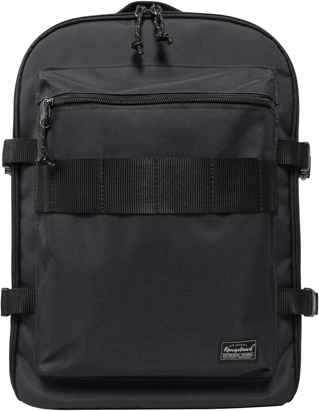 Small Carry-on Personal Item Backpack with luggage strap, Laptop Backpack for Men and Women, Business Travel Gym Sport, Pewter